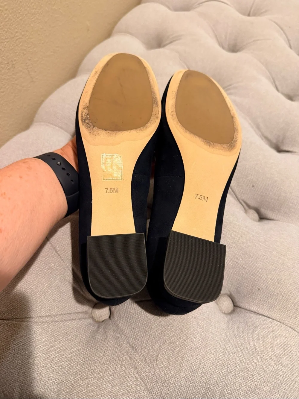 Tory Burch Gigi Suede Pump Navy
